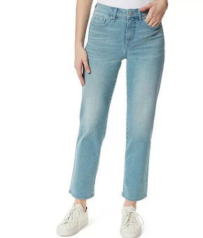 FRAYED Womens High Rise Straight Leg Jeans blue Size 29 MSRP