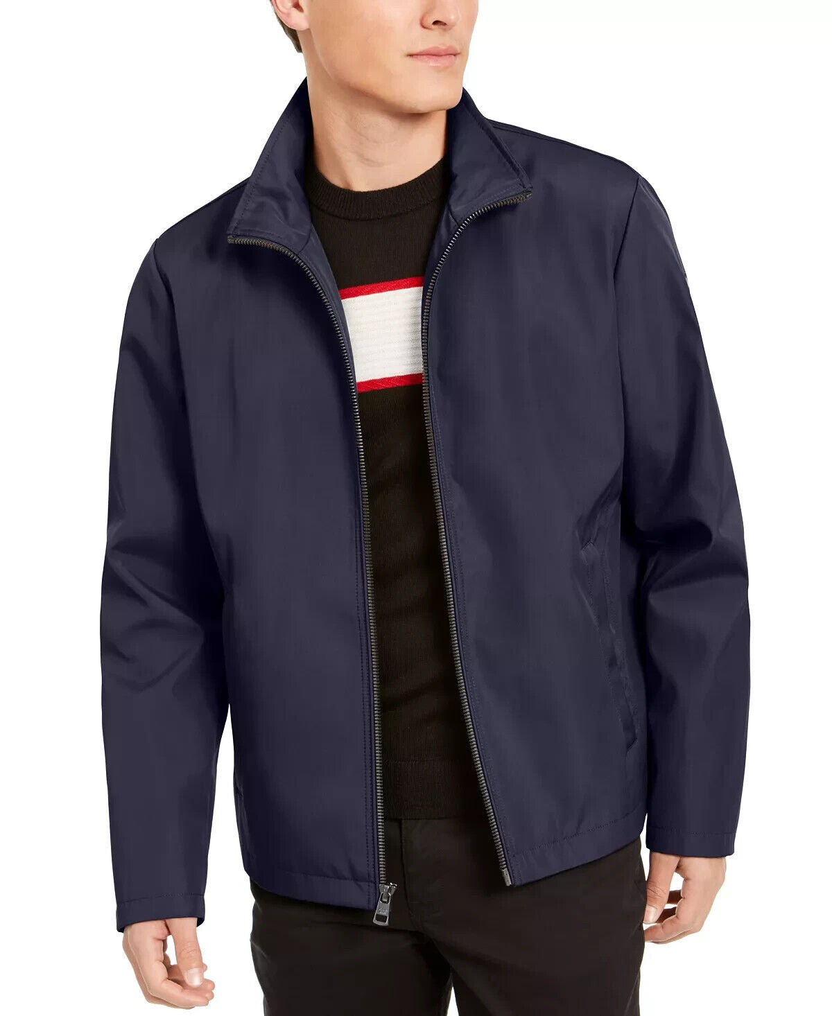 CALVIN KLEIN Men's Bonded Jacket Blue Size XL MSRP $150