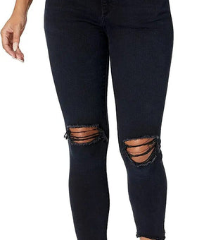 DL1961 Women's Florence Instasculpt Mid Rise Skinny Fit black Size 24