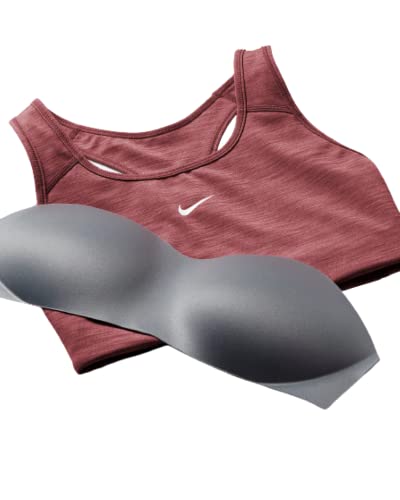 Nike Swoosh Women's Medium-Support 1-Piece Pad Sports Bra Size M Purple