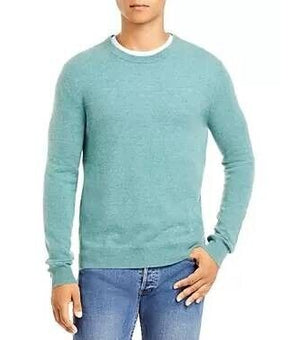 The Men's Store Bloomingdale Cashmere Crewneck Sweater Green Size XL MSRP $198