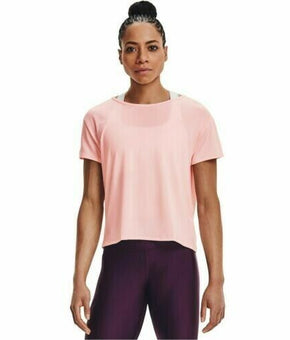 Under Armour Women's UA Tech Open-Back Top Pink Size S MSRP $30