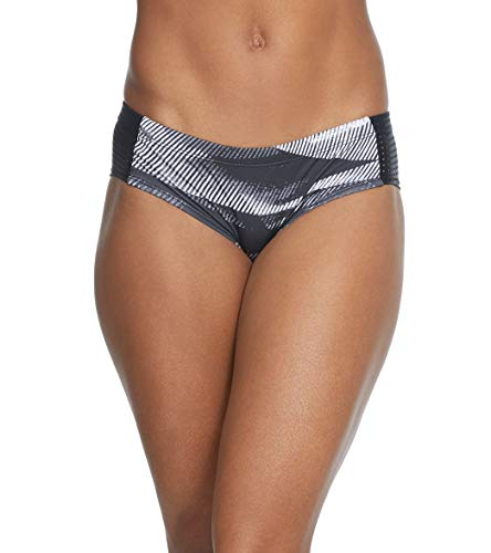 Nike Line Up Printed Hipster Bikini Bottoms Black Large