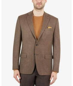 Lauren Ralph Lauren Men's Sport Coat Blazer Lexington Brown Size 44S