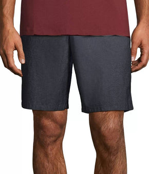 Calvin Klein Men's Stretch Cotton Dobby Shorts Dark Gray Size 36W MSRP $70