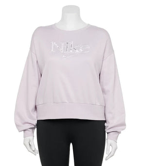 NIKE Women's Plus Size Graphic Sweatshirt Light Purple Size 1X MSRP $60