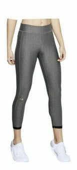 Under Armour Women's HeatGear 7/8 Length Leggings Gray Size S MSRP $45