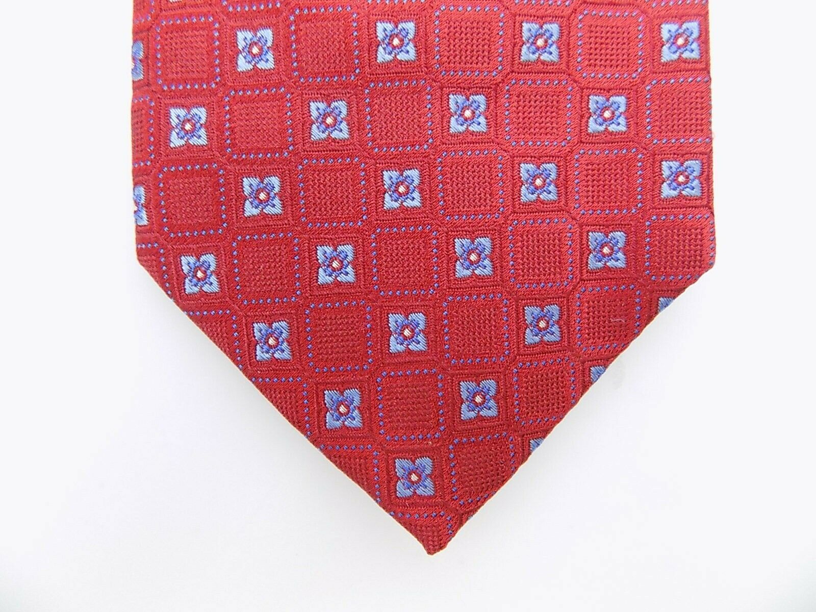 The Men's Store at Bloomingdale's Red 100% Silk Necktie MSRP $59