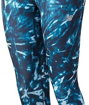 New Balance Women's Accelerate Active Capri pants leggings Blue Size Medium