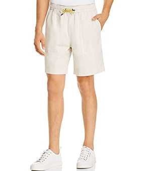 Penfield Mens Ivory Drawstring, Classic Fit Cotton Shorts Size L