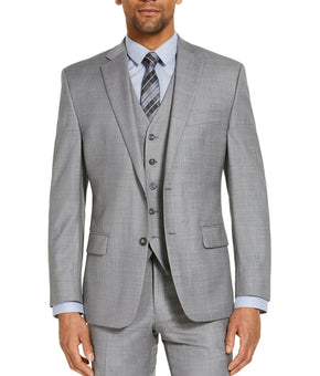 Michael Kors Men's Classic-Fit Airsoft Stretch Suit Jacket ONLY Grey Size 40R