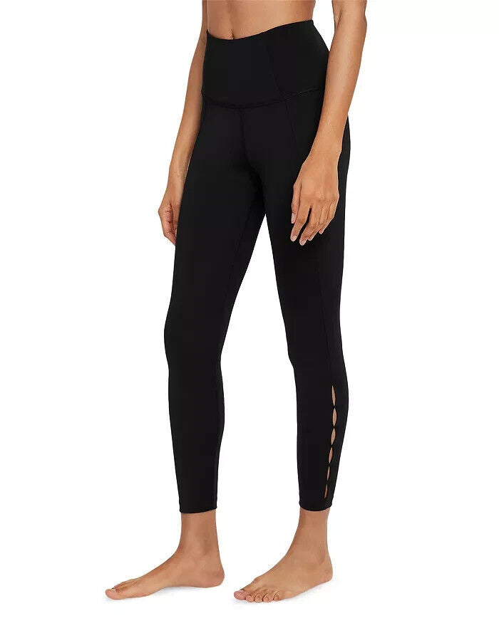 NIKE Yoga Women's Dri-FIT Cutout 7/8 Leggings Black Size XS MSRP $65