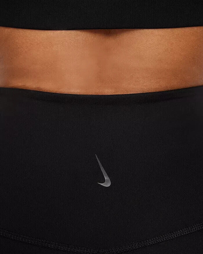 NIKE Yoga Women's Dri-FIT Cutout 7/8 Leggings Black Size XS MSRP $65
