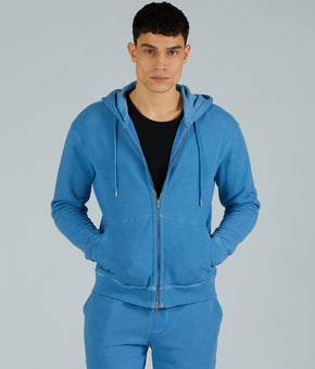 ATM Anthony Thomas Melillo Men's Zip-Up Hoodie Jacket Blue Size L MSRP $295