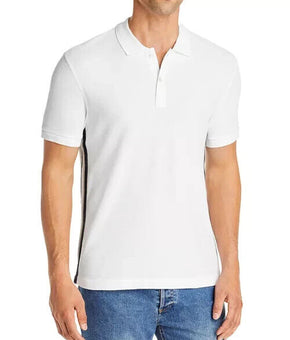 Atm Men's Classic Pique Regular Fit Polo Shirt white Size XL MSRP $150