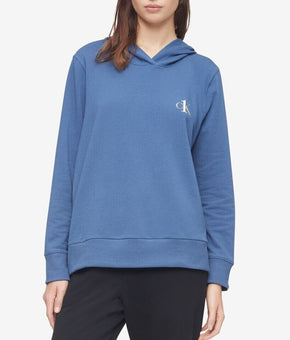 Calvin Klein Women s Plus French Terry Lounge Hoodie blue Size 1X MSRP $54