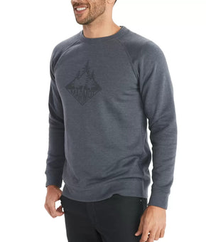 Marmot Men's Forest Graphic Sweatshirt Grey Size S MSRP $45