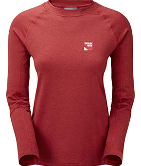 Sprayway Womens Rissa Crew, Carnival, Red Size 8