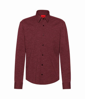 HUGO BOSS ERMO POLYAMIDE SHIRT Brick Red Mens Size XXL MSRP $168