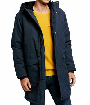 WeSC BLUEBERRY Winter Parka Outerwear Jacket, Blue US Size XL MSRP $265