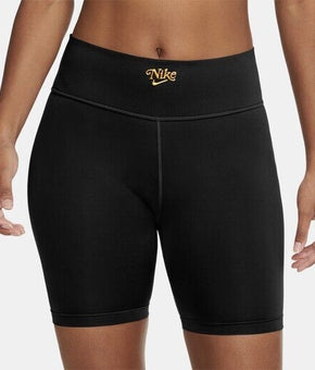 NIKE Womens Plus-Size Femme Bike Shorts Black Size 3X