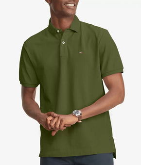 Tommy Hilfiger Men's Classic-Fit Ivy Polo Olive Green Size M MSRP $50