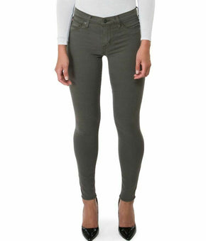 HUDSON Womens Green Pocketed Zippered Ankle Skinny Jeans Size: 26