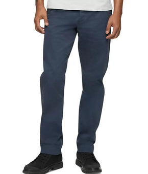 CALVIN KLEIN Men's Straight-Fit Stretch Chino Pants Navy Blue 38X30 MSRP $80