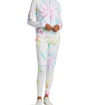 Generation Love Florence Tie-Dye Sweatpants White Pink Size XS MSRP $139