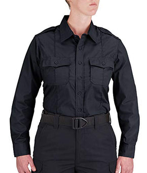 Propper Women's Long Sleeve Duty Shirt, LAPD Navy, Size 4XL