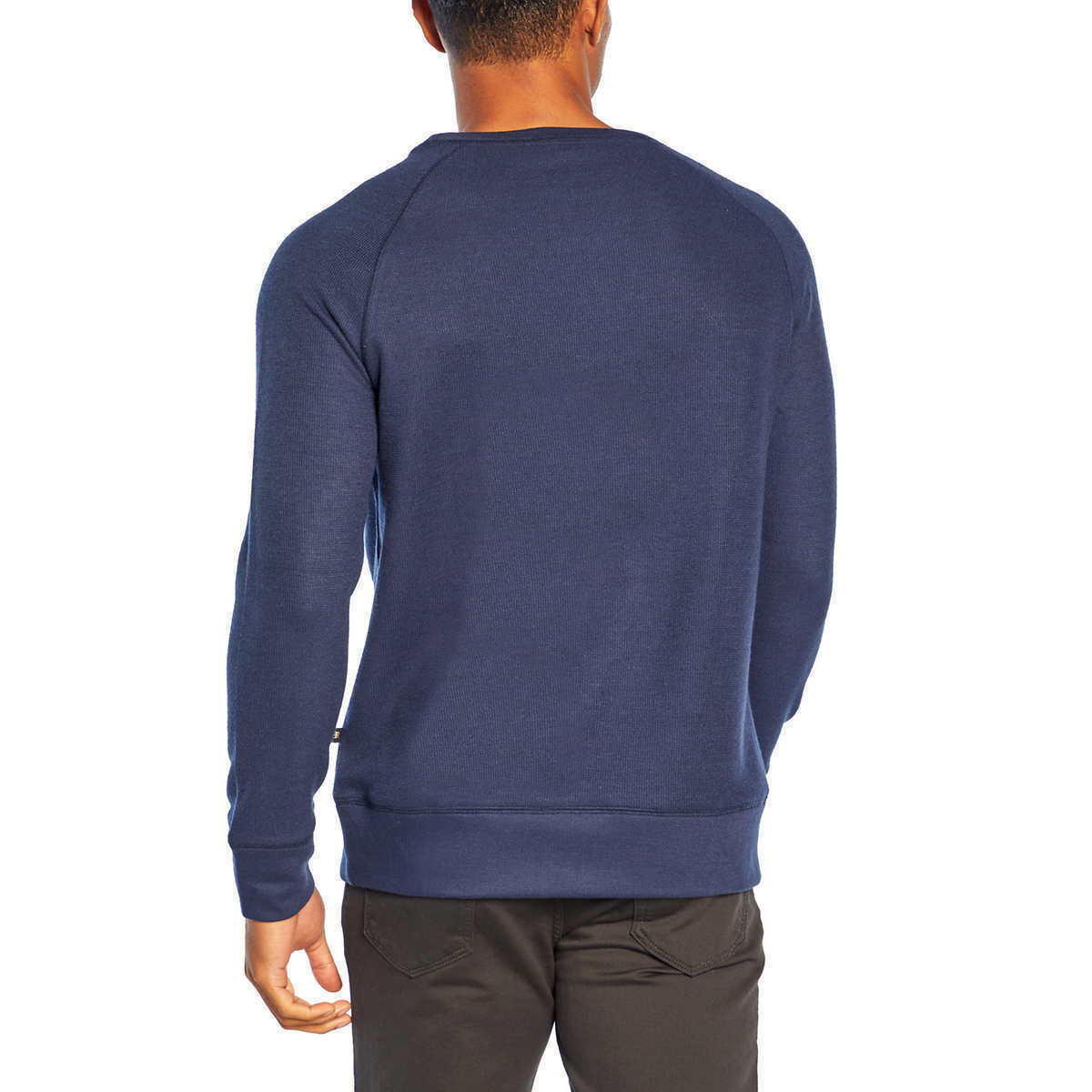 Banana Republic Waffle Crew Sweater Men's Size XXL Navy Blue
