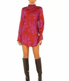 Women's Free People Aries Cutout Minidress Red Size XS MSRP $78