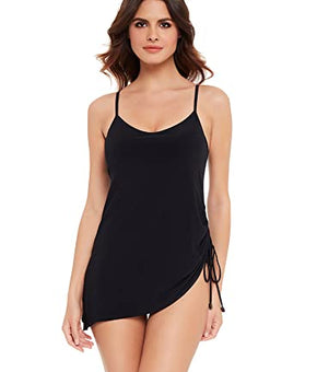 Magicsuit Solid Brynn Underwire Dd-Cup Swimdress Women Swimsuit Black, Size 10DD