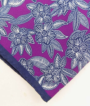 Ted baker mens hand handkerchief pocket square Purple 13"x13" MSRP $50