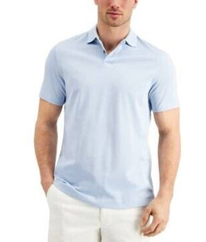 TASSO ELBA Men's Supima?? Blend Cotton Polo Light Blue Size 3XL MSRP $50