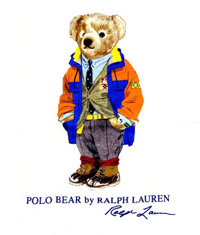 Polo Ralph Lauren Men White PFS Fall Polo Bear Graphic T-Shirt Size M MSRP $60