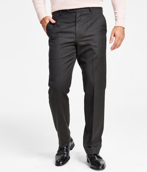 LAUREN RALPH LAUREN Men Wool Flannel Classic-Fit Suit Pants Gray Size 36x34 $190