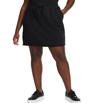 Nike Plus womens Icon Clash Drawstring-Waist Sweats Skirt black Size 1X MSRP $60