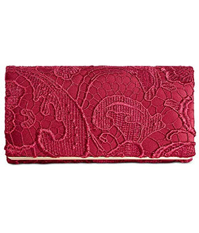 Giani Bernini Wine Lace Clutch