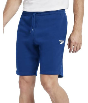 Reebok Men's Standard Identity Shorts, Vector Blue Logo, Size L