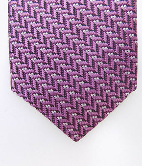 Ted Baker Geometric Silk Tie Purple MSRP $95