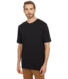 Scotch & Soda Classic Striped Cotton-Jersey Crew Neck Tee Black XL