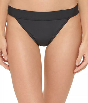 DKNY Black, Low-Rise Bikini Swim Bottom, US Size L