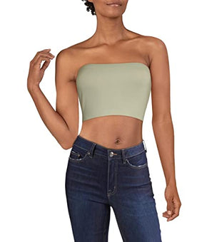 Free People Intimately Womens Strapless Lightweight Bralette Green L