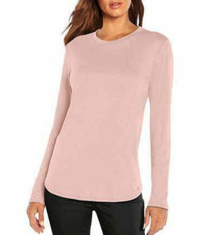 Banana Republic Long Sleeve Crewneck Top Womens Pink Size M