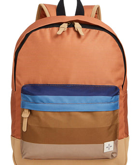 Sun + Stone Mens Riley Laptop School Backpack Brown One Size