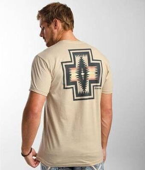 Pendleton Heather Harding Graphic Tee Beige Men's Size L