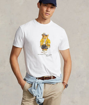 Polo Ralph Lauren Men's White CP-93 Polo Bear Graphic T-Shirt Size L MSRP $55
