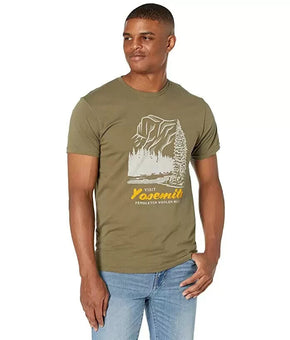 Pendleton Men's Yosemite National Park Logo Graphic T-Shirt Olive Green Size L