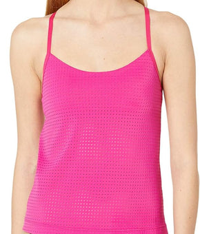 Nike Essential Layered Tankini Fireberry Pink Size XS